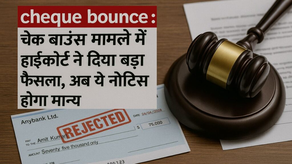 cheque bounce