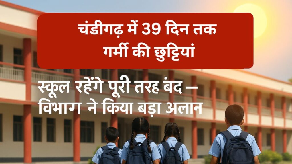 चंडीगढ़ school update