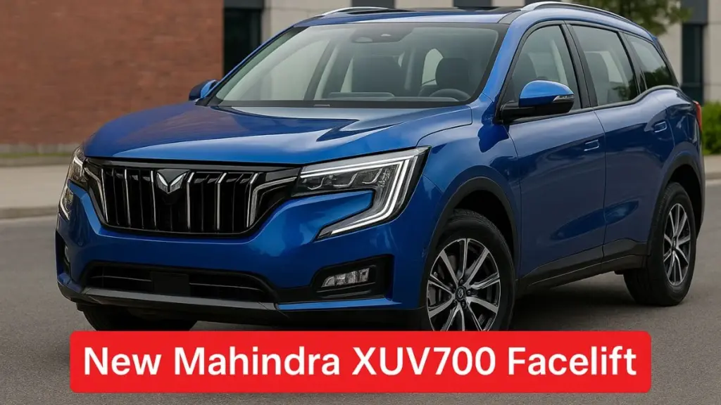 new mahindra XUV700 facelift