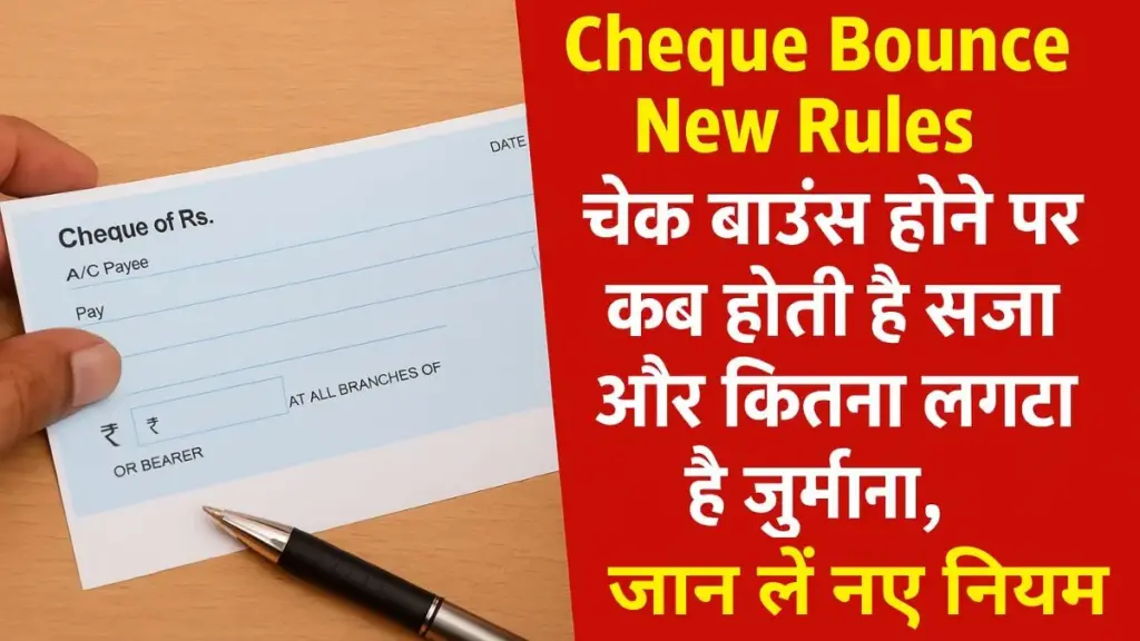 Cheque Bounce New Rules