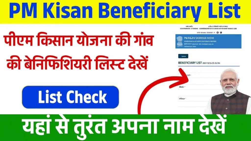 PM Kisan Beneficiary List