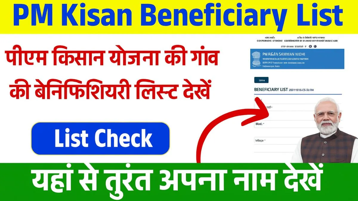 PM Kisan Beneficiary List